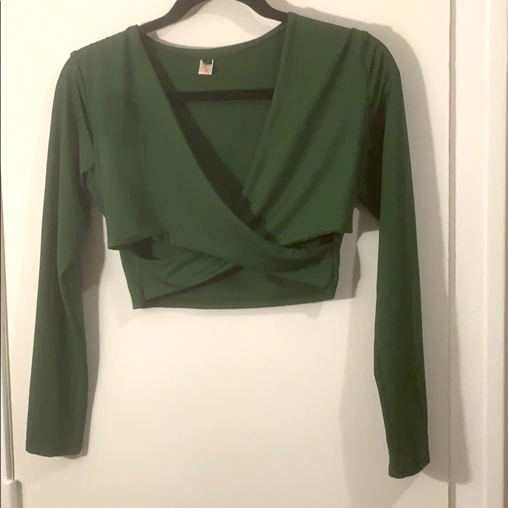 Crop top sweatshirt